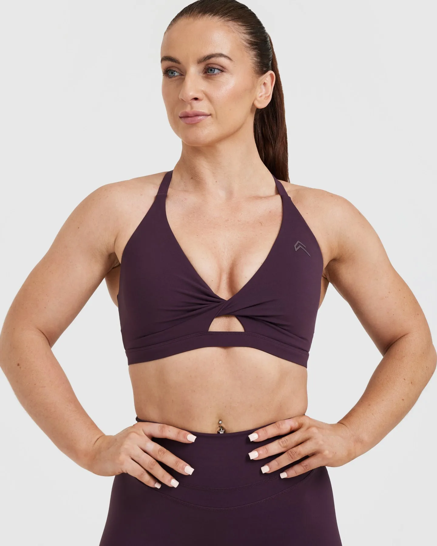 Unified Twist Sports Bra | Blackberry Purple