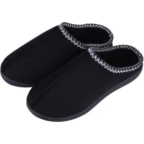 Warm Cotton Slippers For Women Men Autumn And Winter Flats Soft Non-slip Fluffy Slippers Design Slides Indoor House Shoe Black2