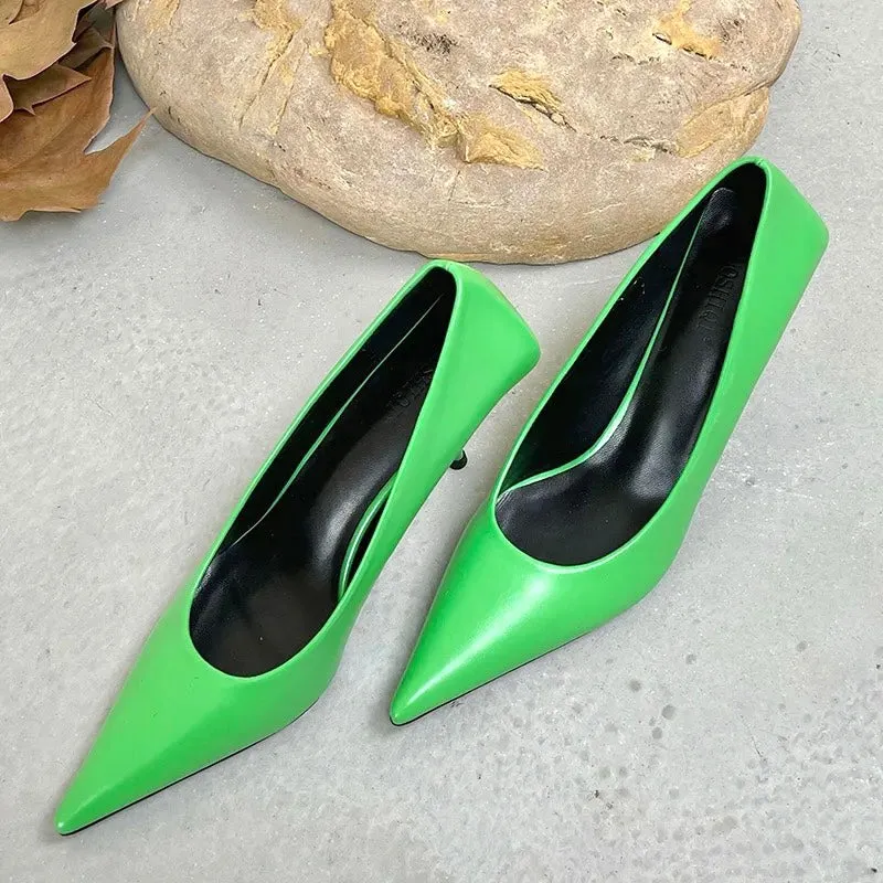 Women's high heel pumps by Marcora.