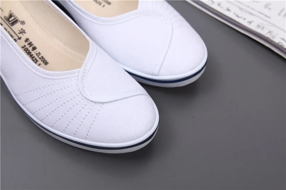 Women's Summer Canvas Slip-On Casual Flat Shoes