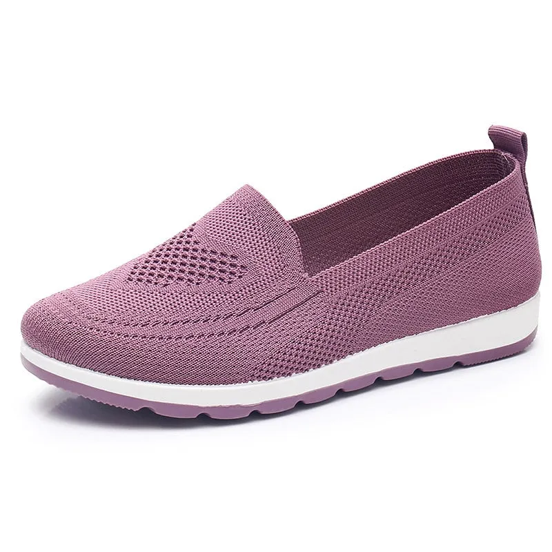 Women's Summer Canvas Slip-On Casual Flat Shoes