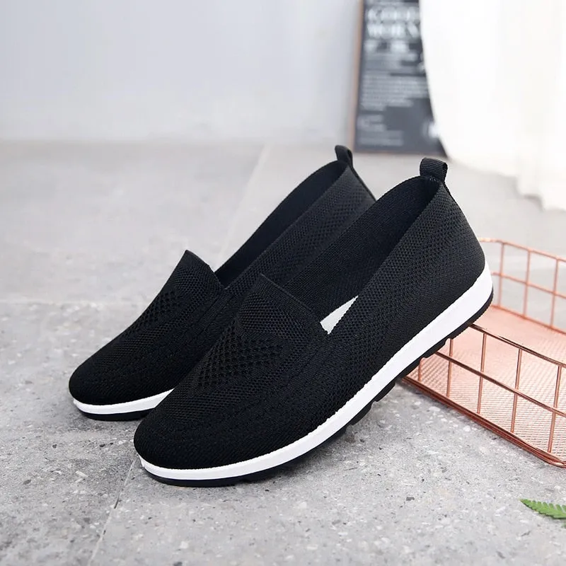 Women's Summer Canvas Slip-On Casual Flat Shoes