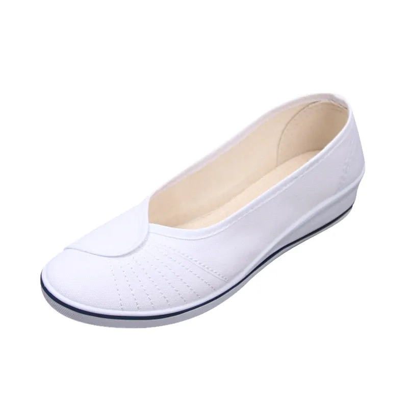 Women's Summer Canvas Slip-On Casual Flat Shoes