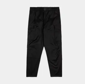 Woven Cargo Pants for Men in Black