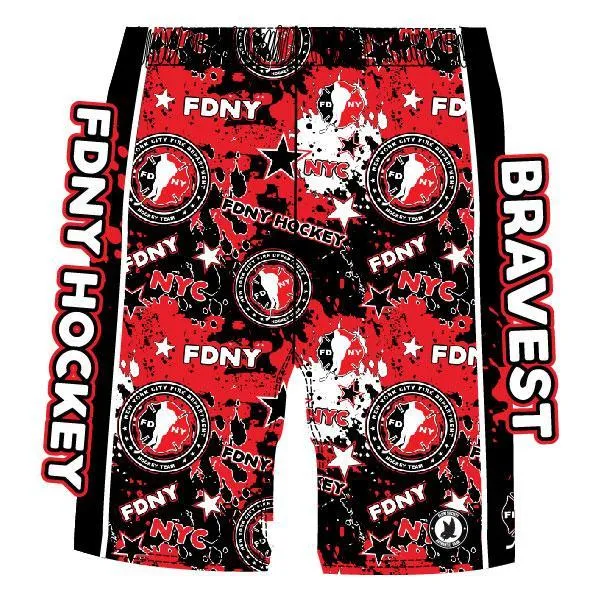 Youth & Adult FDNY Hockey Shorts